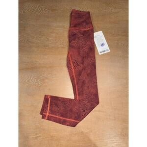 Lululemon Wunder Train High-Rise Tight 25" SIZE 2 Crackle Glaze Vintage